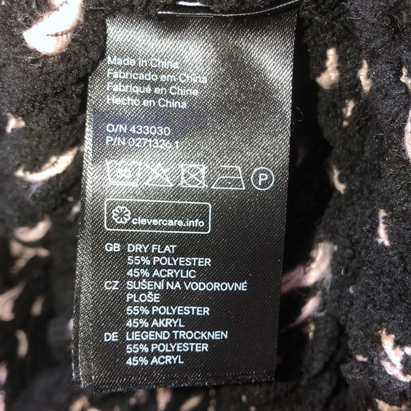 H&M Black Chunky Knit Soft Shrug Cardigan XS - Picture 7 of 7